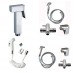 Fityle Brass Single Square Toilet Handheld Bidet Shower Sprayer head - B07FRP3BSB